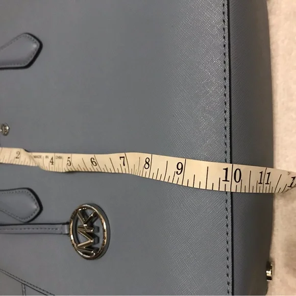 NWT Michael Kors NEW BUNDLE Large Leather Top-Zip Satchel & Matching Billfold - Picture 9 of 15